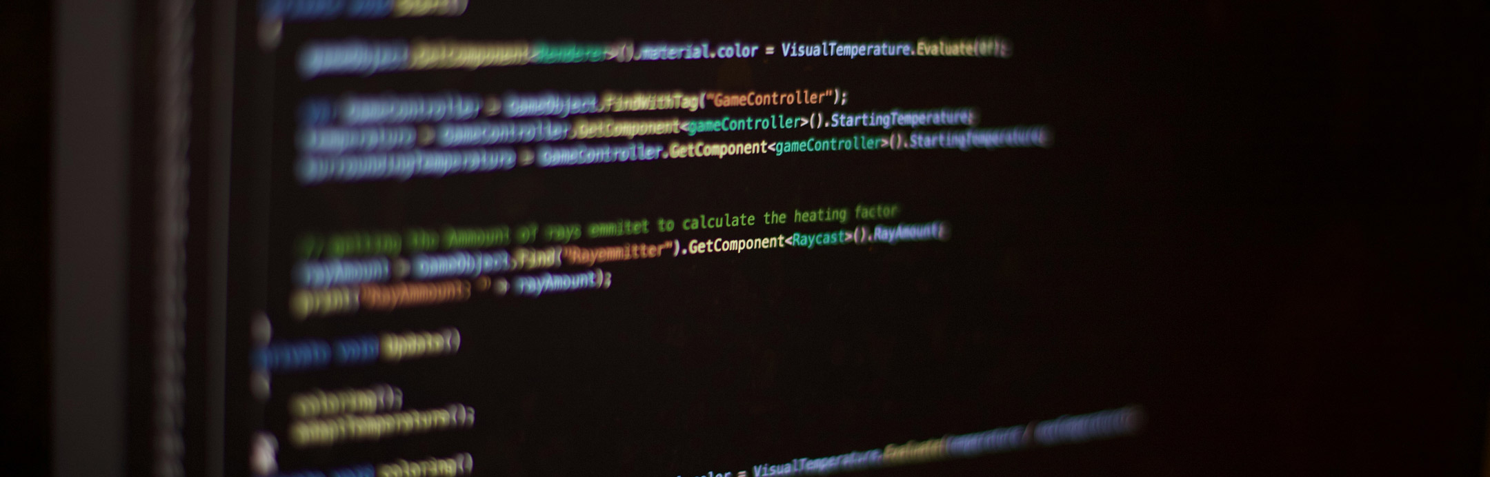 AI generated code on a computer screen